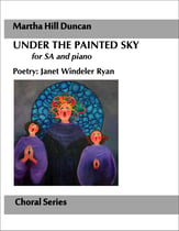 Under the Painted Sky SA choral sheet music cover